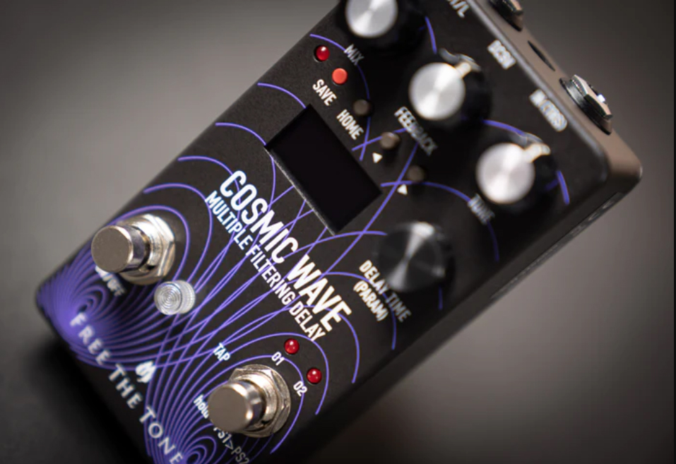 Free The Tone Cosmic Wave Cw-1y Multiple Filtering Delay - PÉdale Reverb / Delay / Echo - Variation 1