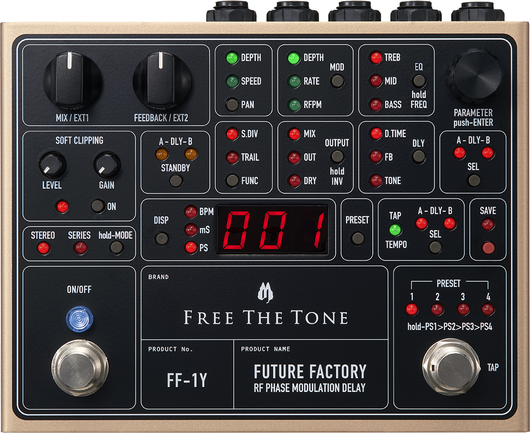 Free The Tone Future Factory Digital Delay - PÉdale Reverb / Delay / Echo - Main picture