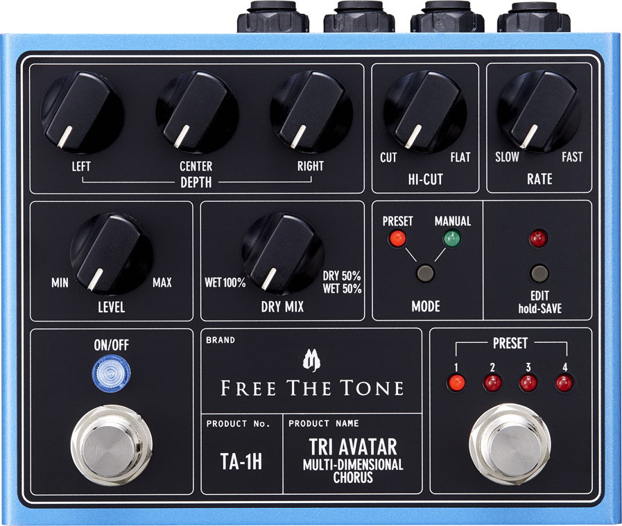 Free The Tone Tri Avatar - PÉdale Chorus / Flanger / Phaser / Tremolo - Main picture