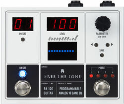 Pédale eq. / enhancer / buffer Free the tone PA-1QG Programmable Analog 10 Band EQ