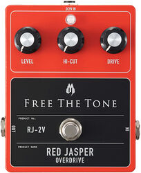 Pédale overdrive / distortion / fuzz Free the tone Red Jasper RJ-2V Overdrive