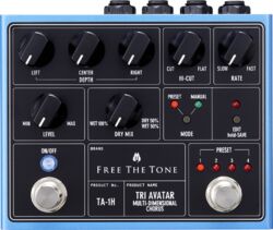 Pédale chorus / flanger / phaser / tremolo Free the tone Tri Avatar