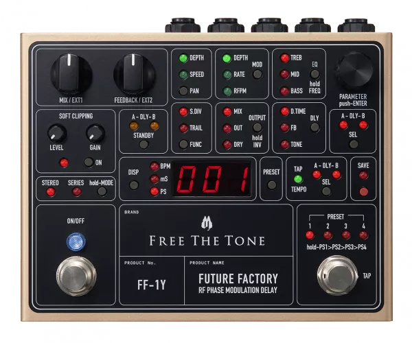 Pédale reverb / delay / echo Free the tone Future Factory Digital Delay