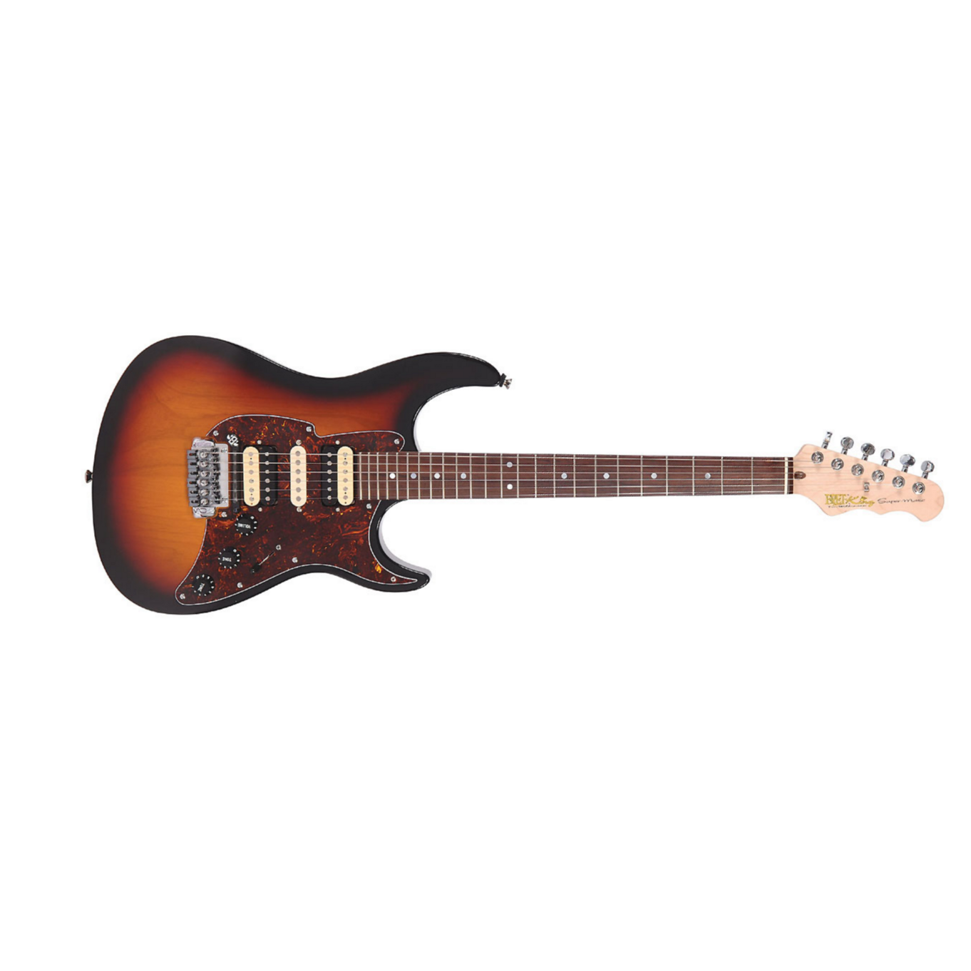 Fret King Super Matic Hsh Rw Original Classic Burst - Sunburst - Guitare Électrique Forme Str - Main picture