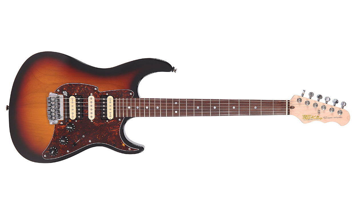 Fret King Super Matic Hsh Rw Original Classic Burst - Sunburst - Guitare Électrique Forme Str - Variation 1