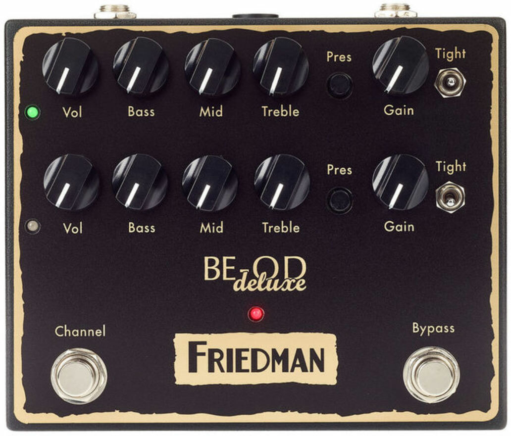 Friedman Amplification Be-od Deluxe Pedal Overdrive - PÉdale Overdrive / Distortion / Fuzz - Main picture
