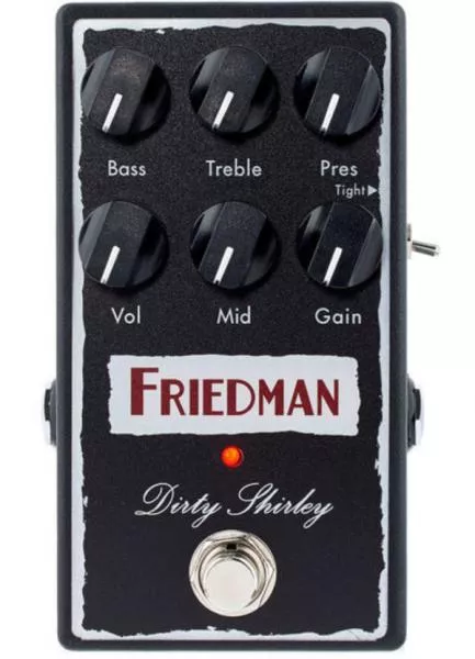 Pédale overdrive / distortion / fuzz Friedman amplification Dirty Shirley Overdrive Pedal