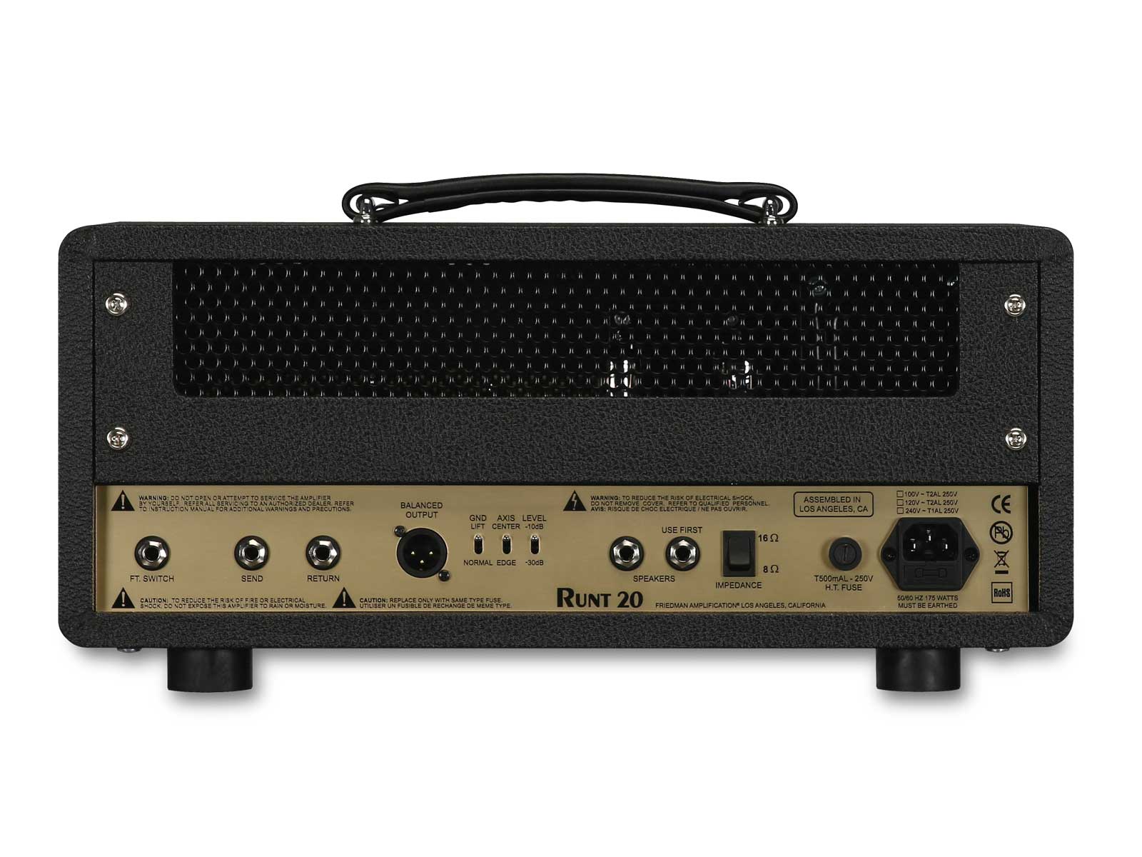 Friedman Amplification Runt 20 Head 20w - Ampli Guitare Électrique TÊte / PÉdale - Variation 2