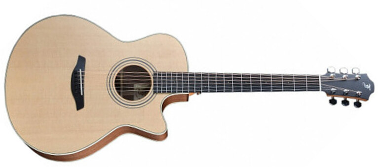 Furch Blue Gc-sw Grand Auditorium Cw Epicea Noyer Eb Lrb1 - Natural Open-pore - Guitare Electro Acoustique - Main picture