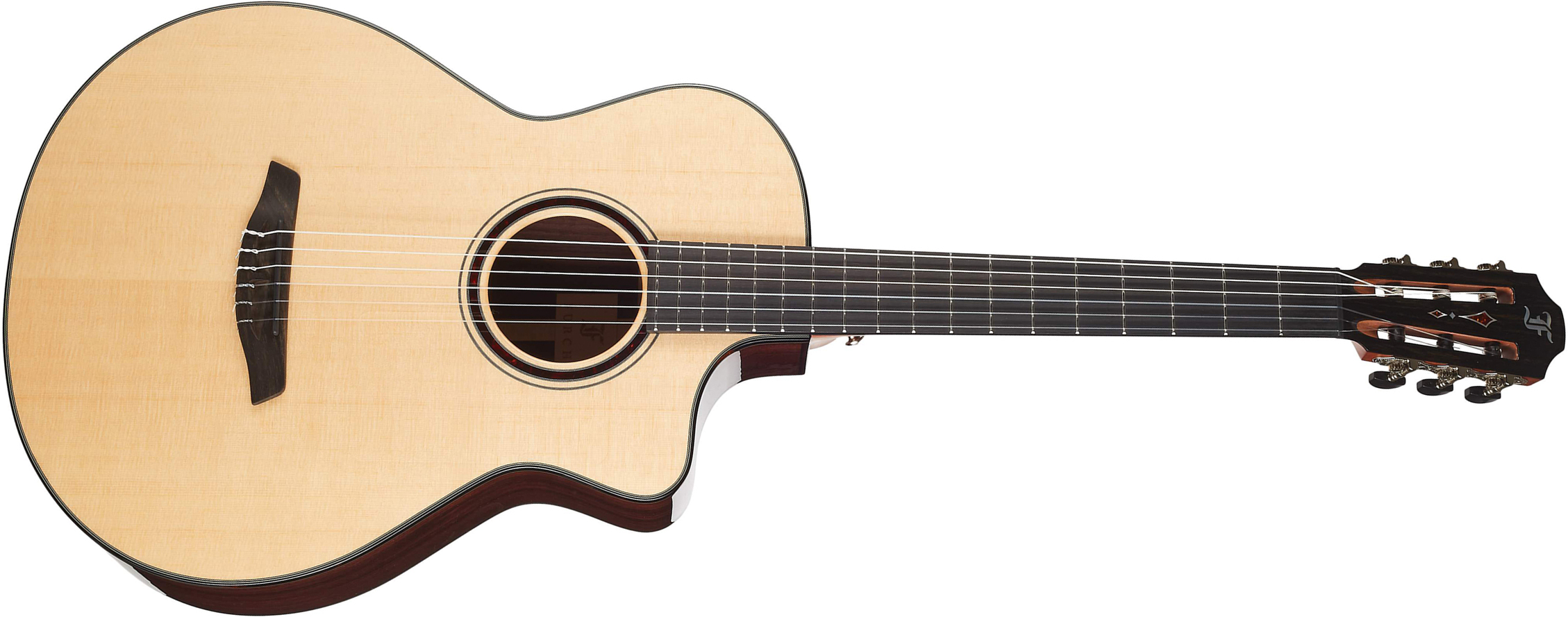 Furch Grand Nylon Gnc 4-sr Grand Concert Cw Epicea Palissandre Eb Lrb1 - Natural Full-pore - Guitare Classique Format 4/4 - Main picture