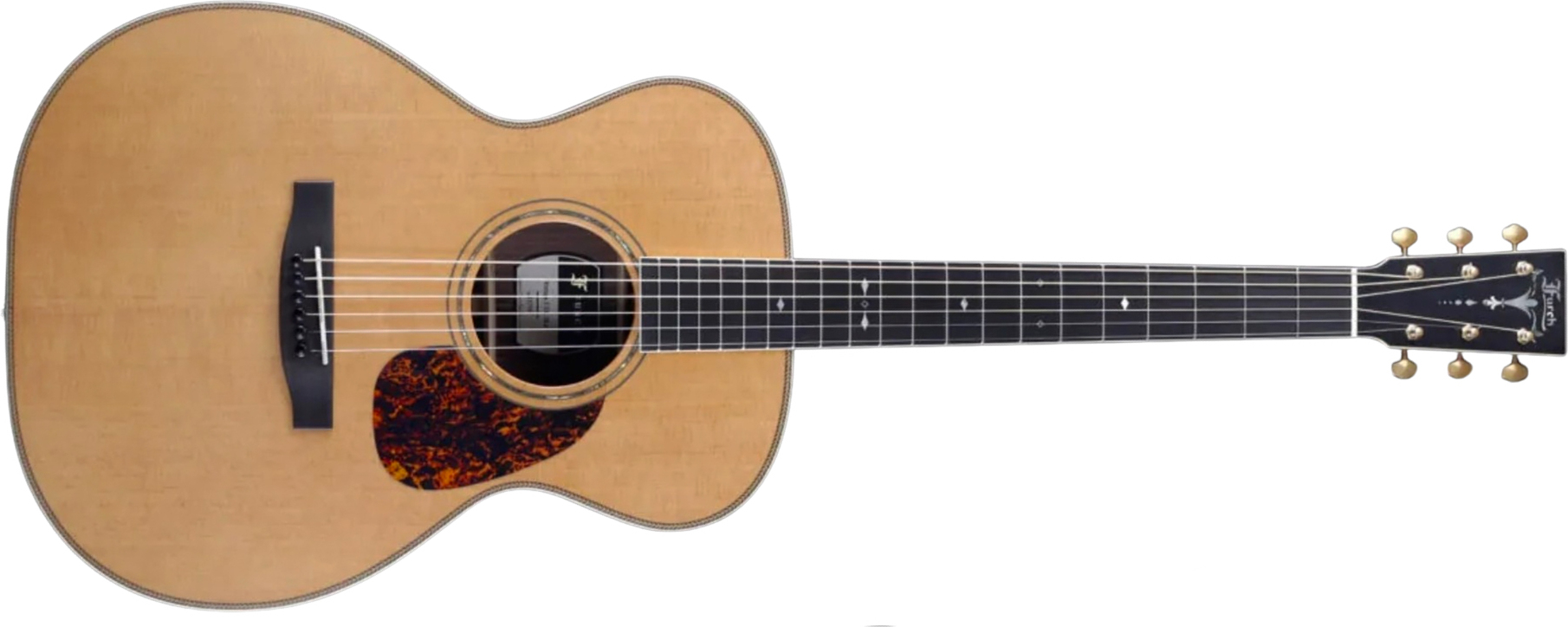 Furch Vintage 2 Sr A Om Lorchestra Epicea Palissandre Eb - Full-pore Vintage Natural - Guitare Folk - Main picture