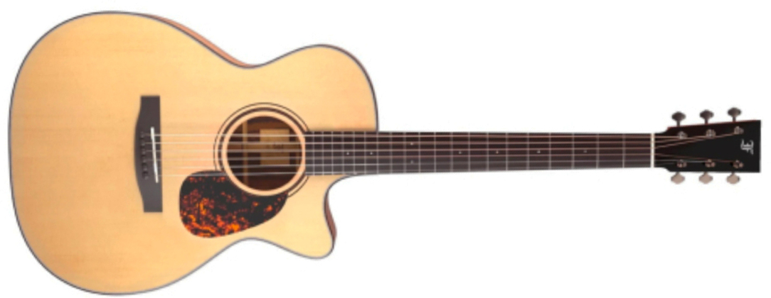 Furch Vintage Pure Om-sm Lrb1 Orchestra Cw Epicea Acajou Eb - Natural Open-pore - Guitare Folk - Main picture