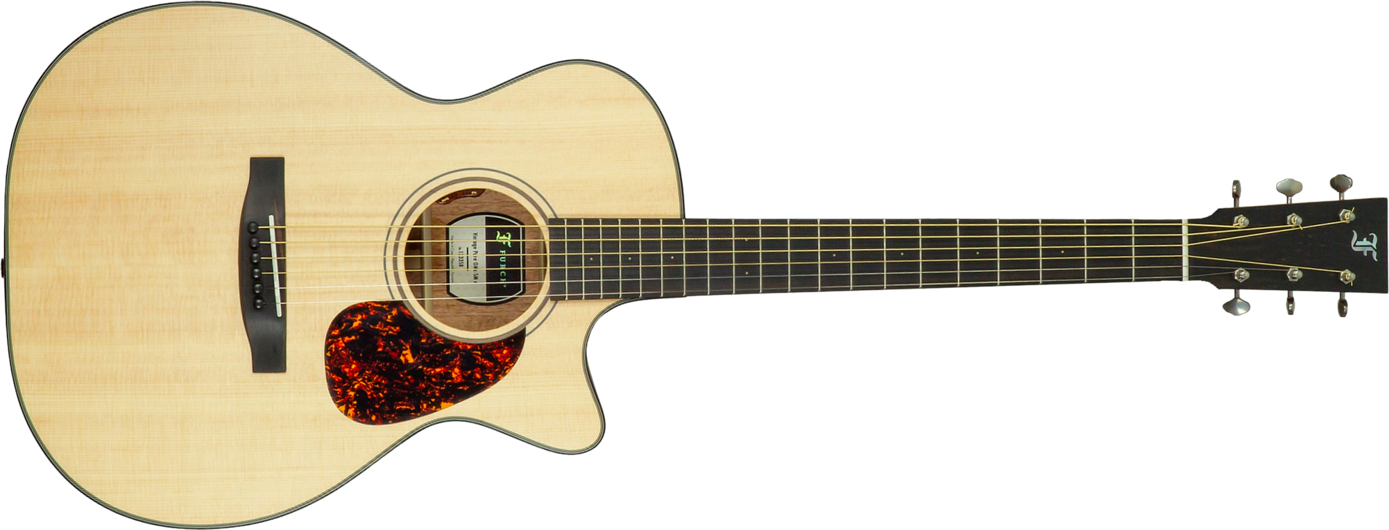 Furch Vintage Pure Sm Omc Lrb1 Orchestra Cw Epicea Acajou Eb - Natural Open-pore - Guitare Folk - Main picture