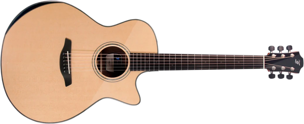 Furch Yellow Deluxe Sr A Gc Lrb1 43mm Grand Auditorium Epicea Palissandre Eb - Full-pore High-gloss Natural - Guitare Folk - Main picture