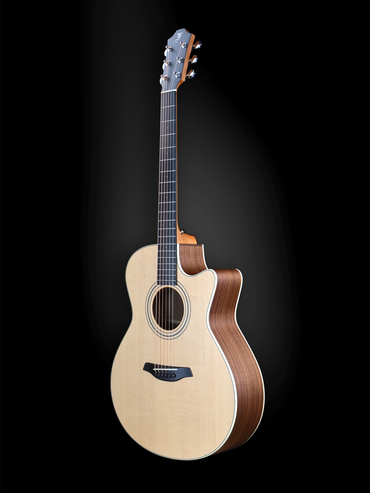 Furch Blue Gc-sw Grand Auditorium Cw Epicea Noyer Eb Lrb1 - Natural Open-pore - Guitare Electro Acoustique - Variation 1