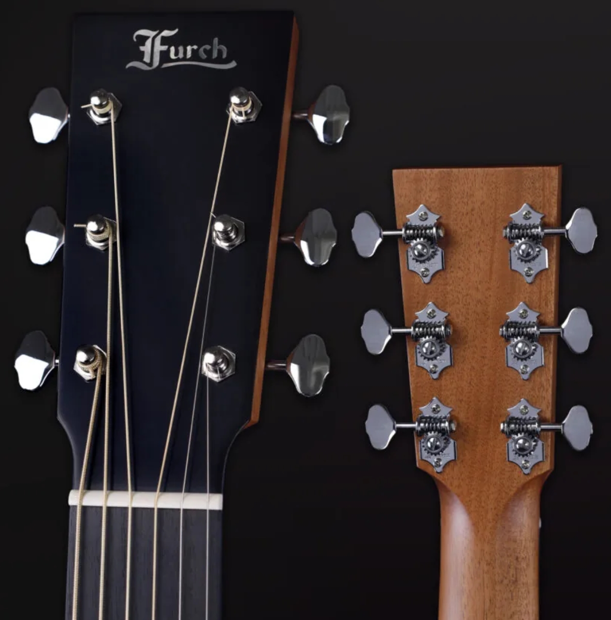 Furch Vintage 1 Sr A Om Lrb1 Orchestra Epicea Palissandre Eb - Full-pore Vintage Natural - Guitare Folk - Variation 4