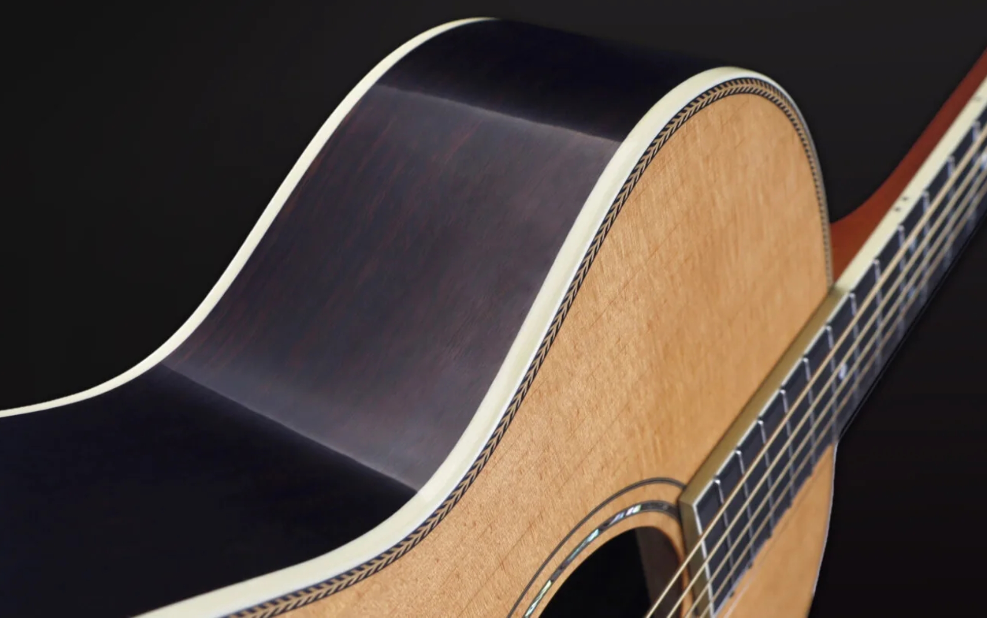 Furch Vintage 2 Sr A Om Lorchestra Epicea Palissandre Eb - Full-pore Vintage Natural - Guitare Folk - Variation 3