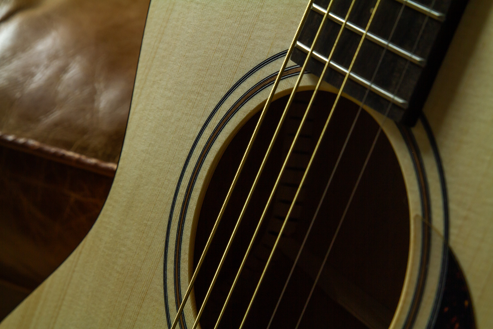 Furch Vintage Pure Em A Ooms Grand Concert Shsc Epicea Acajou Eb - Natural Open-pore - Guitare Folk - Variation 5