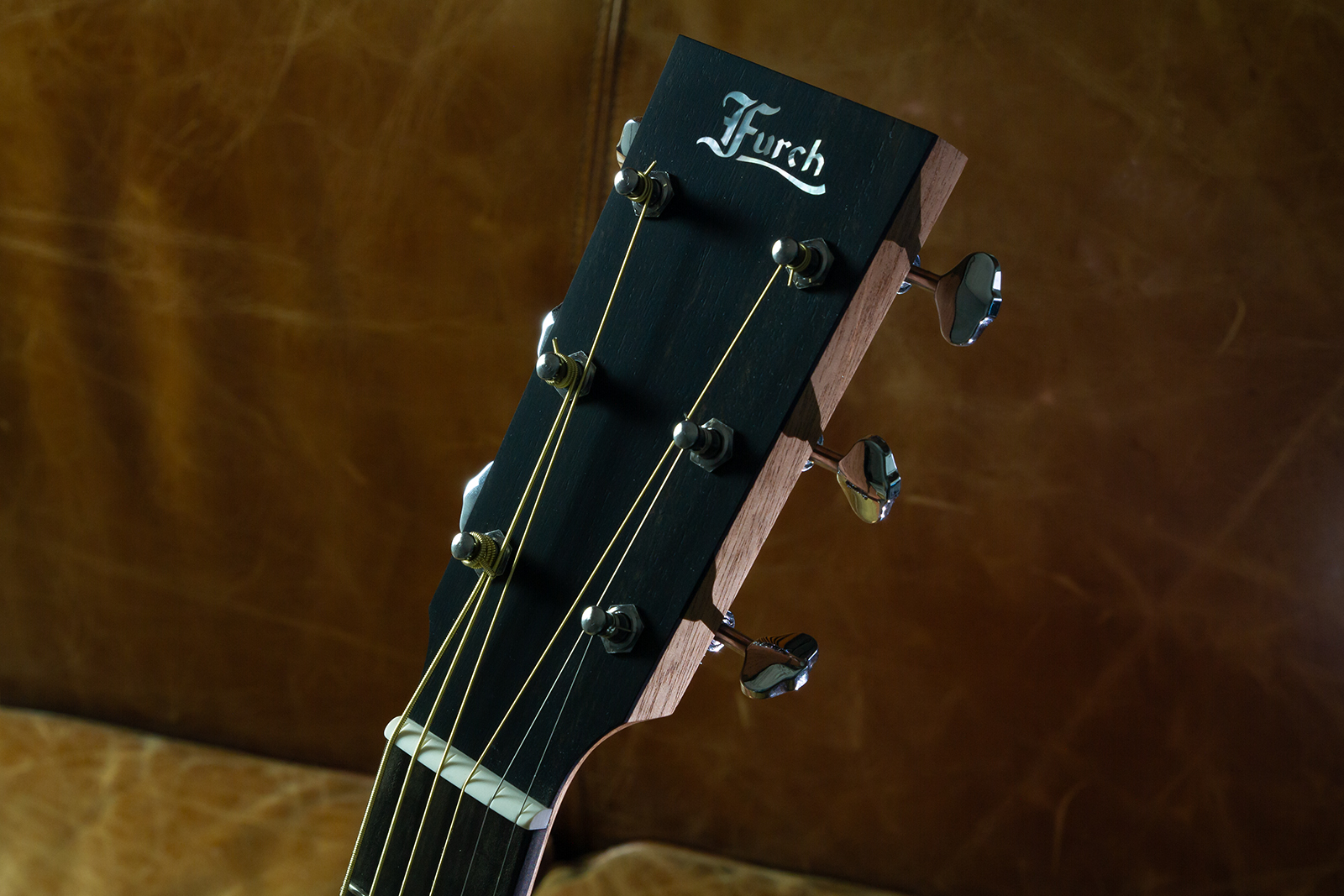 Furch Vintage Pure Em A Ooms Grand Concert Shsc Epicea Acajou Eb - Natural Open-pore - Guitare Folk - Variation 6