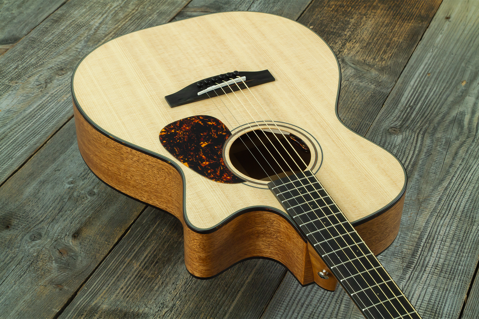 Furch Vintage Pure Sm Omc Lrb1 Orchestra Cw Epicea Acajou Eb - Natural Open-pore - Guitare Folk - Variation 5