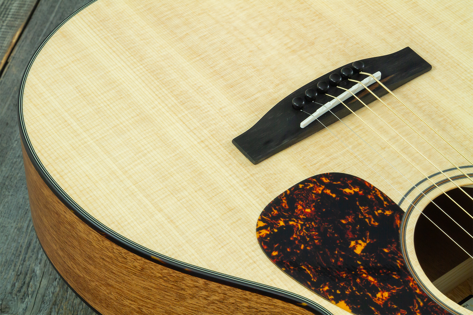 Furch Vintage Pure Sm Omc Lrb1 Orchestra Cw Epicea Acajou Eb - Natural Open-pore - Guitare Folk - Variation 6