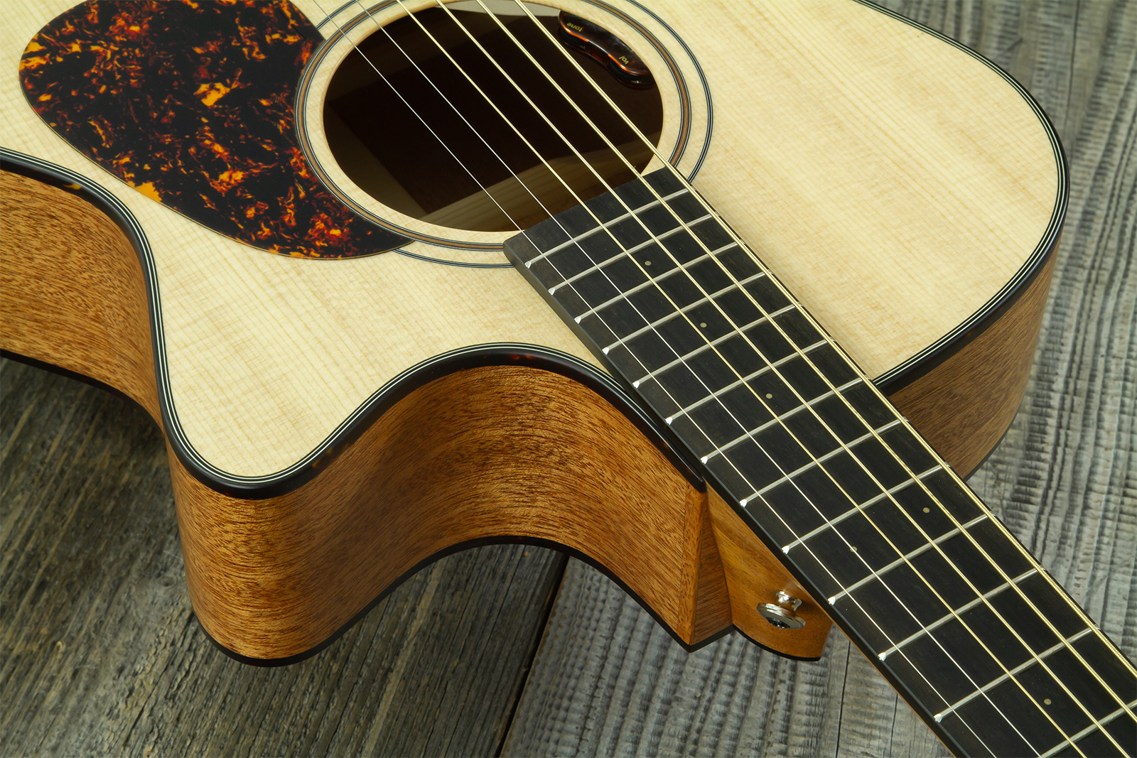 Furch Vintage Pure Sm Omc Lrb1 Orchestra Cw Epicea Acajou Eb - Natural Open-pore - Guitare Folk - Variation 8