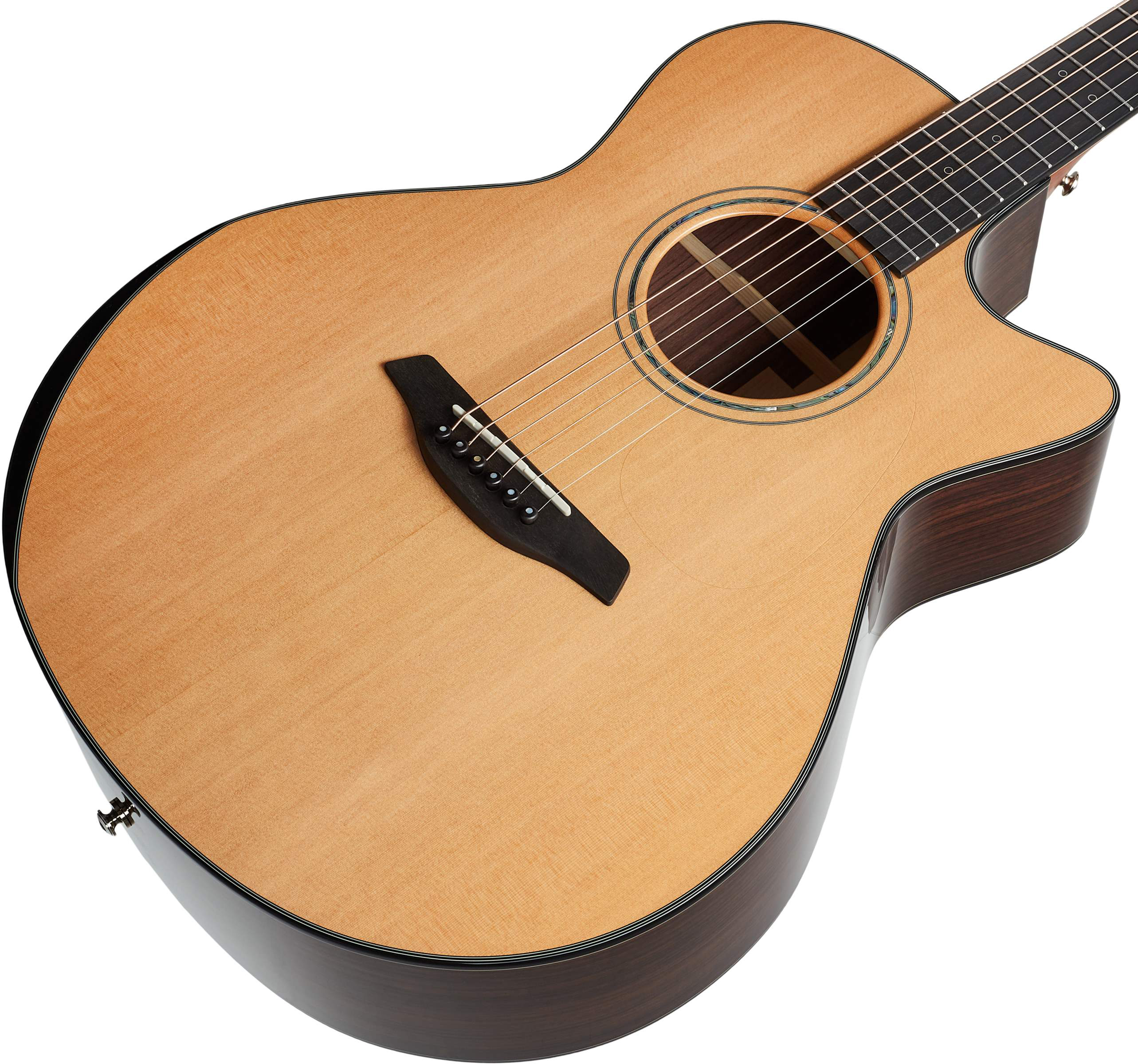 Furch Gc-cr Yellow Deluxe Grand Auditorium Cw Cedre Palissandre Eb - Natural Full-pore - Guitare Electro Acoustique - Variation 2