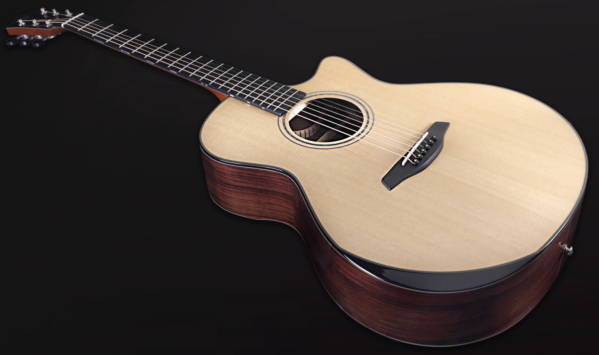 Furch Yellow Deluxe Sr A Gc Lrb1 43mm Grand Auditorium Epicea Palissandre Eb - Full-pore High-gloss Natural - Guitare Folk - Variation 2