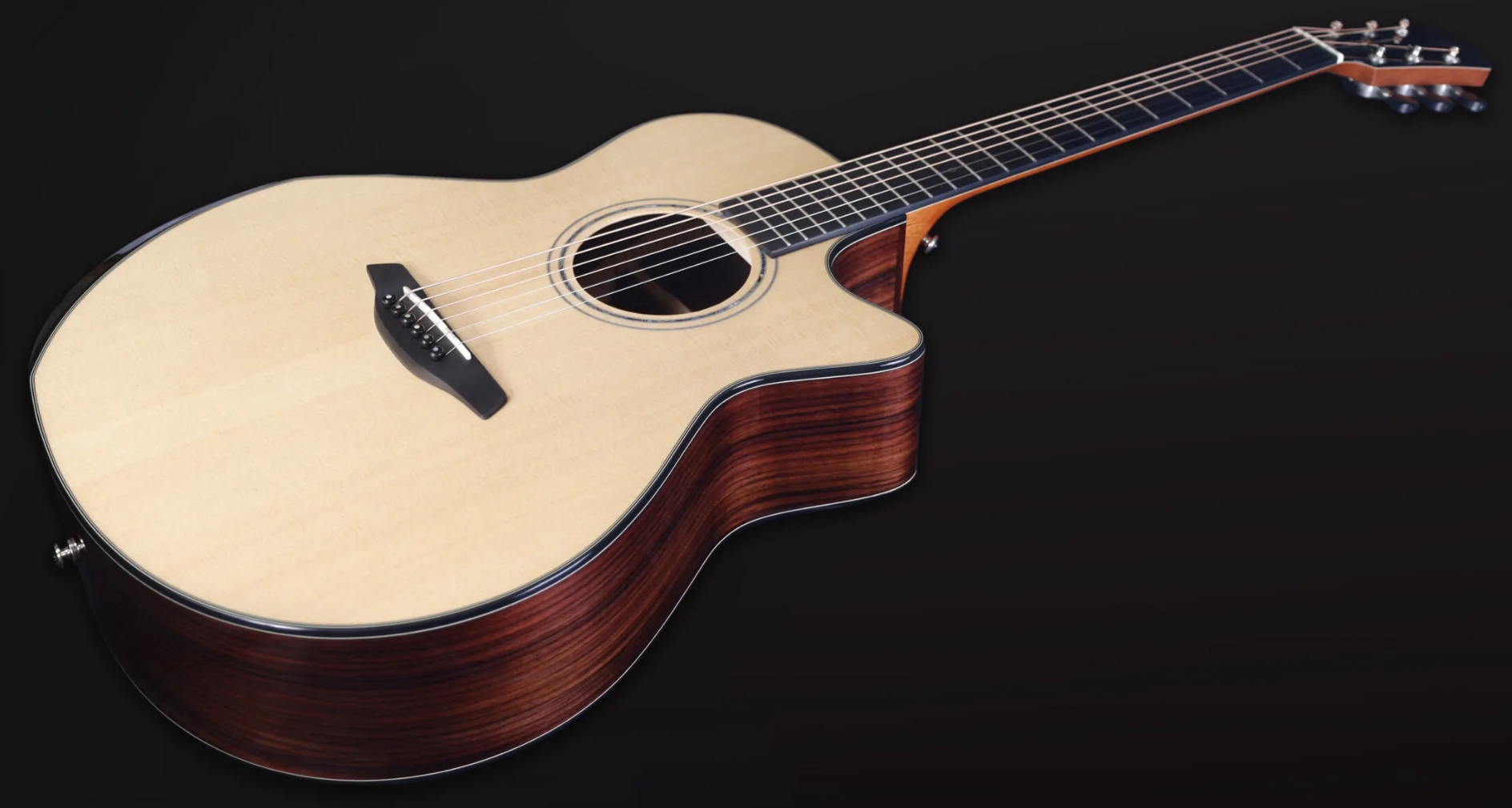 Furch Yellow Deluxe Sr A Gc Lrb1 43mm Grand Auditorium Epicea Palissandre Eb - Full-pore High-gloss Natural - Guitare Folk - Variation 3