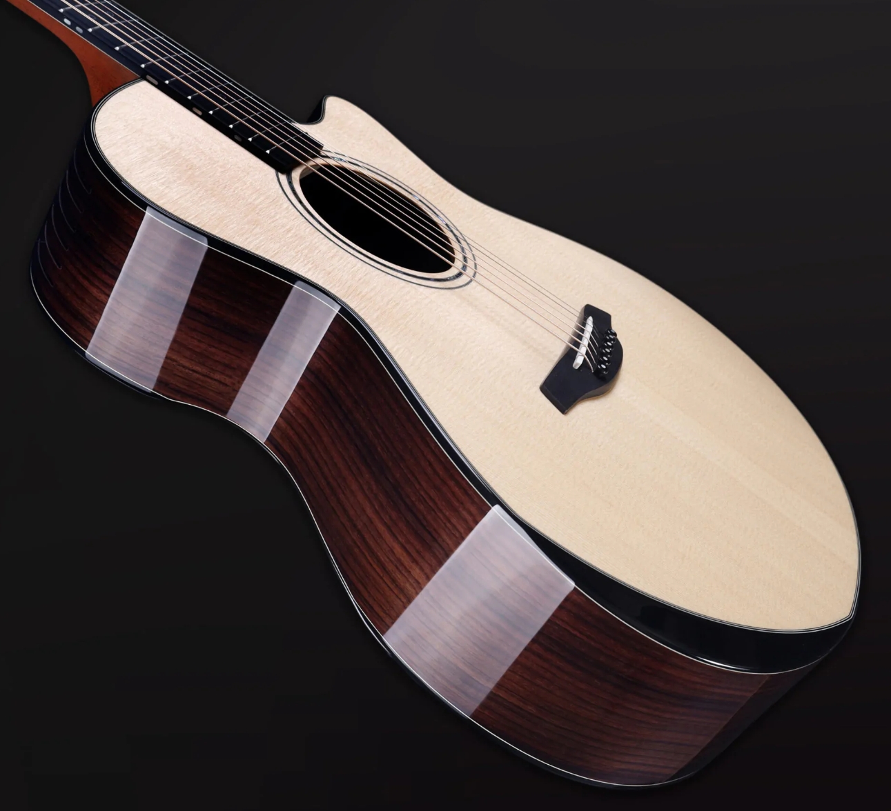 Furch Yellow Deluxe Sr A Gc Lrb1 43mm Grand Auditorium Epicea Palissandre Eb - Full-pore High-gloss Natural - Guitare Folk - Variation 5