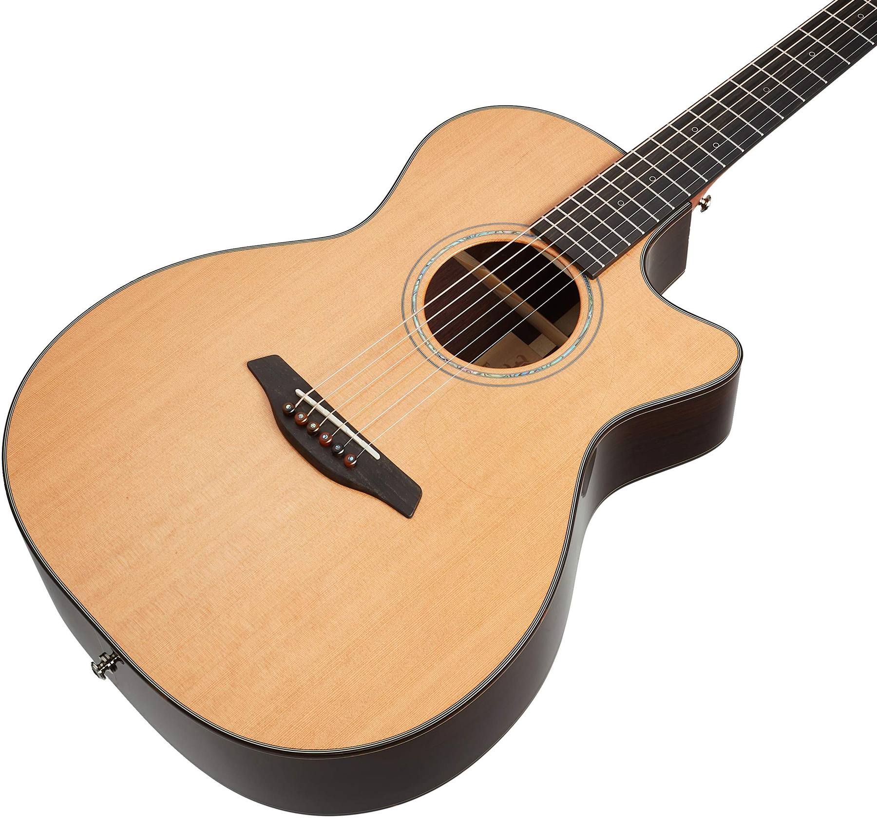 Furch Omc-cr Lrb1 Yellow Orchestra Model Cw Cedre Palissandre Eb - Natural Full-pore - Guitare Electro Acoustique - Variation 2