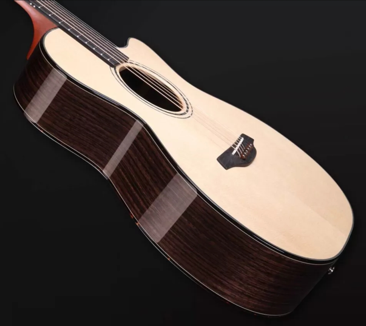 Furch Yellow Sr Gc Lrb1 Grand Auditorium Cw Epicea Palissandre Eb - Full-pore High-gloss Natural - Guitare Folk - Variation 2
