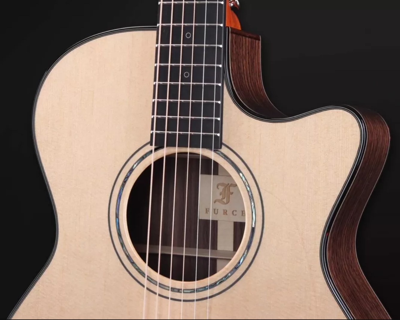Furch Yellow Sr Gc Lrb1 Grand Auditorium Cw Epicea Palissandre Eb - Full-pore High-gloss Natural - Guitare Folk - Variation 3