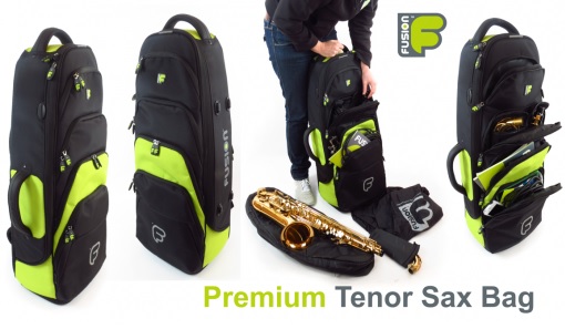 Fusion Pw02l Pour Saxophone Tenor - Lime - Housse / Etui Saxophone - Variation 1