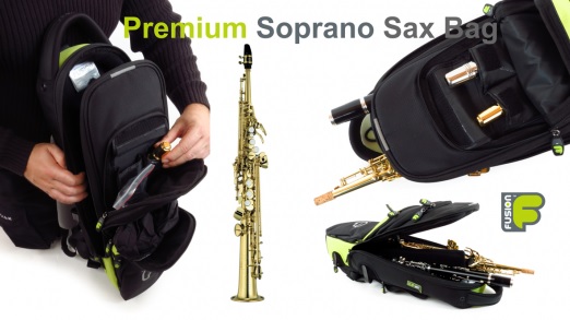 Fusion Pw030 Pour Saxophone Soprano, Clarinette, FlÛte - Orange - Housse / Etui Saxophone - Variation 2
