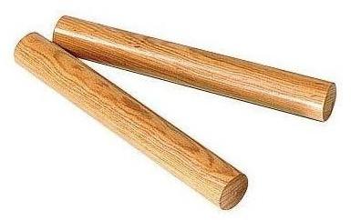 Percussions à frapper Fuzeau 539 Claves Coco L 20 cm Diam. 3 cm