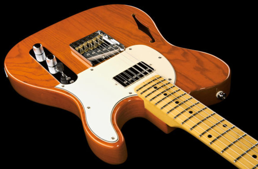 G&l Asat Classic Bluesboy Semi-hollow Tribute Hs Ht Mn - Clear Orange - Guitare Électrique 1/2 Caisse - Variation 2