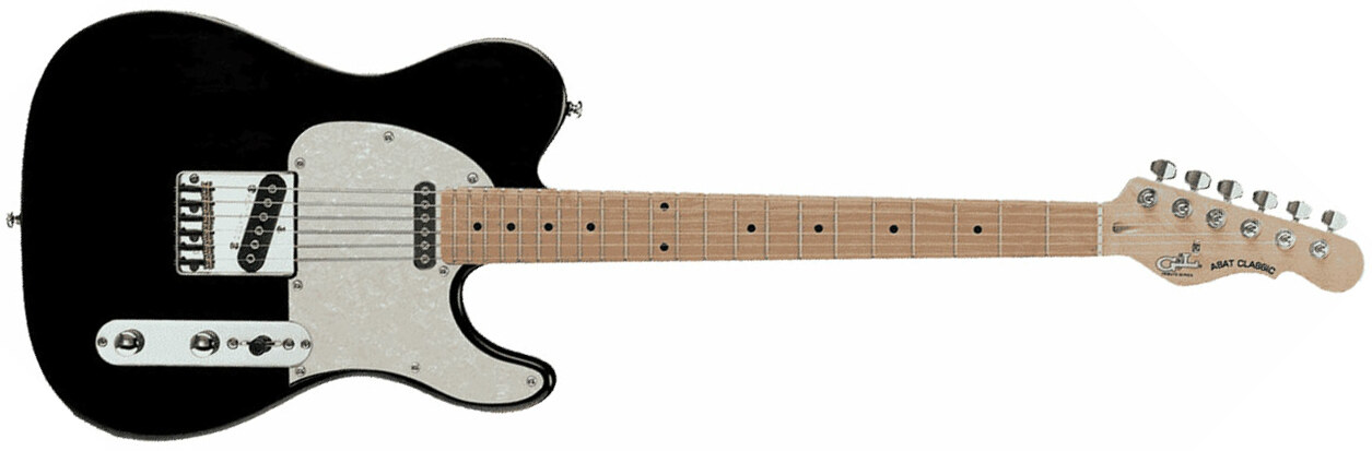 G&l Asat Classic Tribute Mn - Black - Guitare Électrique Forme Tel - Main picture