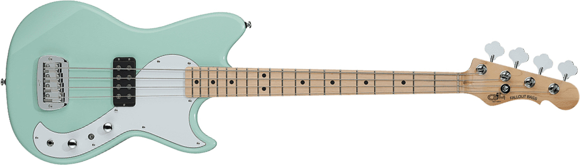 G&l Fallout Shortscale Bass Tribute Mn - Surf Green - Basse Électrique Solid Body - Main picture