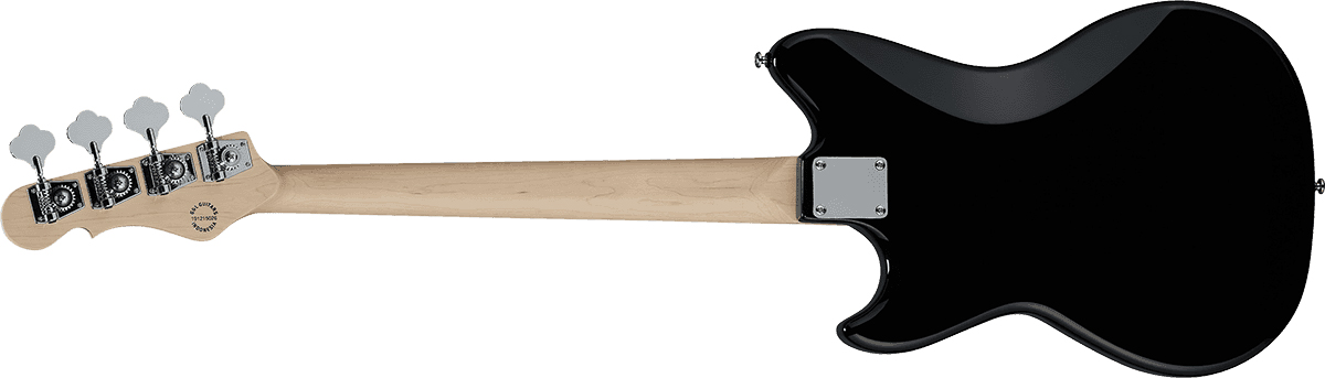 G&l Fallout Shortscale Bass Tribute Jat - Jet Black - Basse Électrique Solid Body - Variation 1