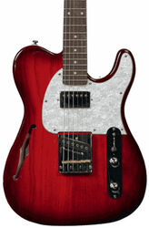 Guitare électrique 1/2 caisse G&l Tribute ASAT Classic Bluesboy Semi-Hollow - Red burst