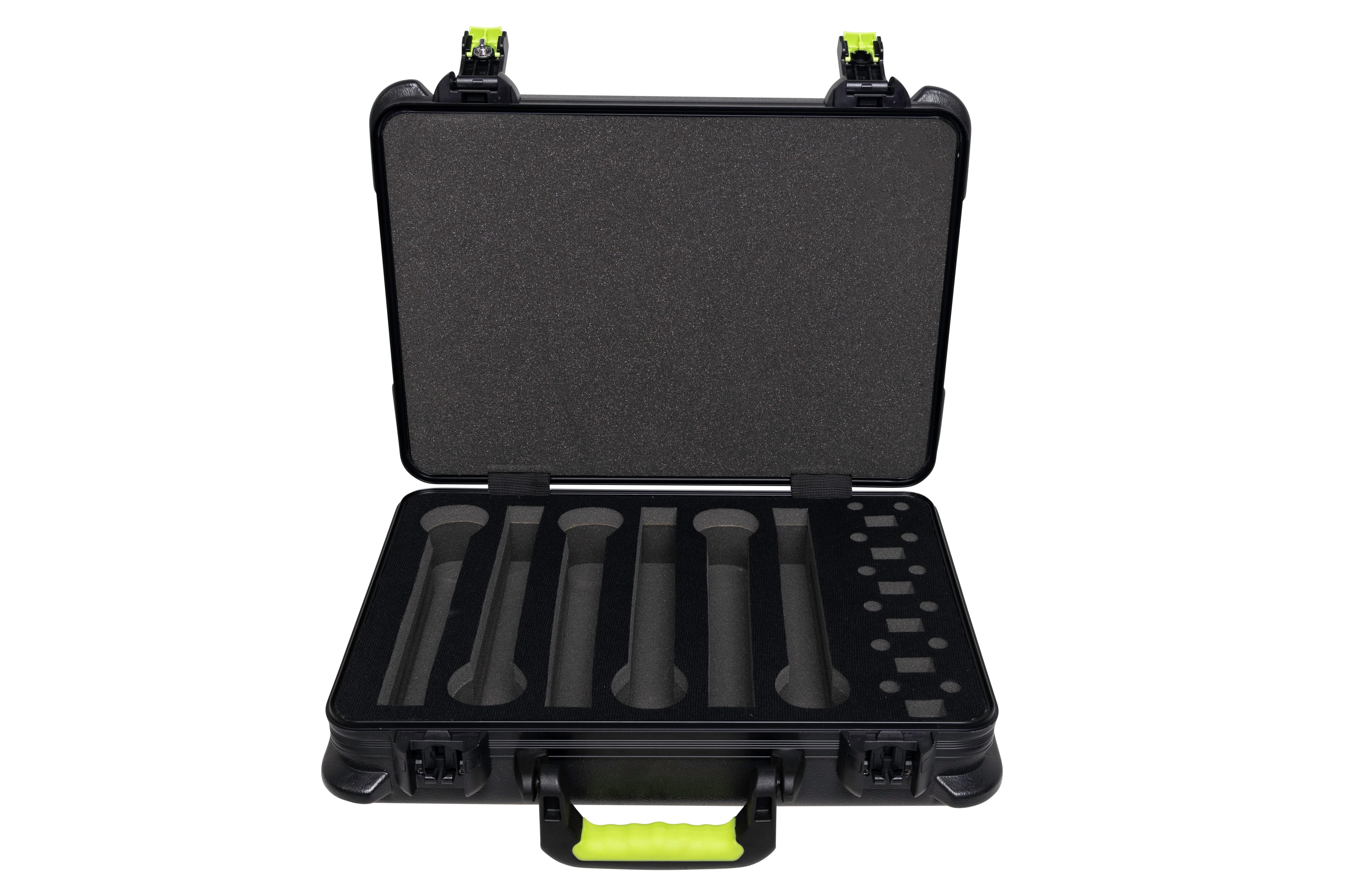 Gator Frameworks Mic Case W06 - Valise Pour 6 Micros Sans-fils - Valise Transport Micro - Variation 7