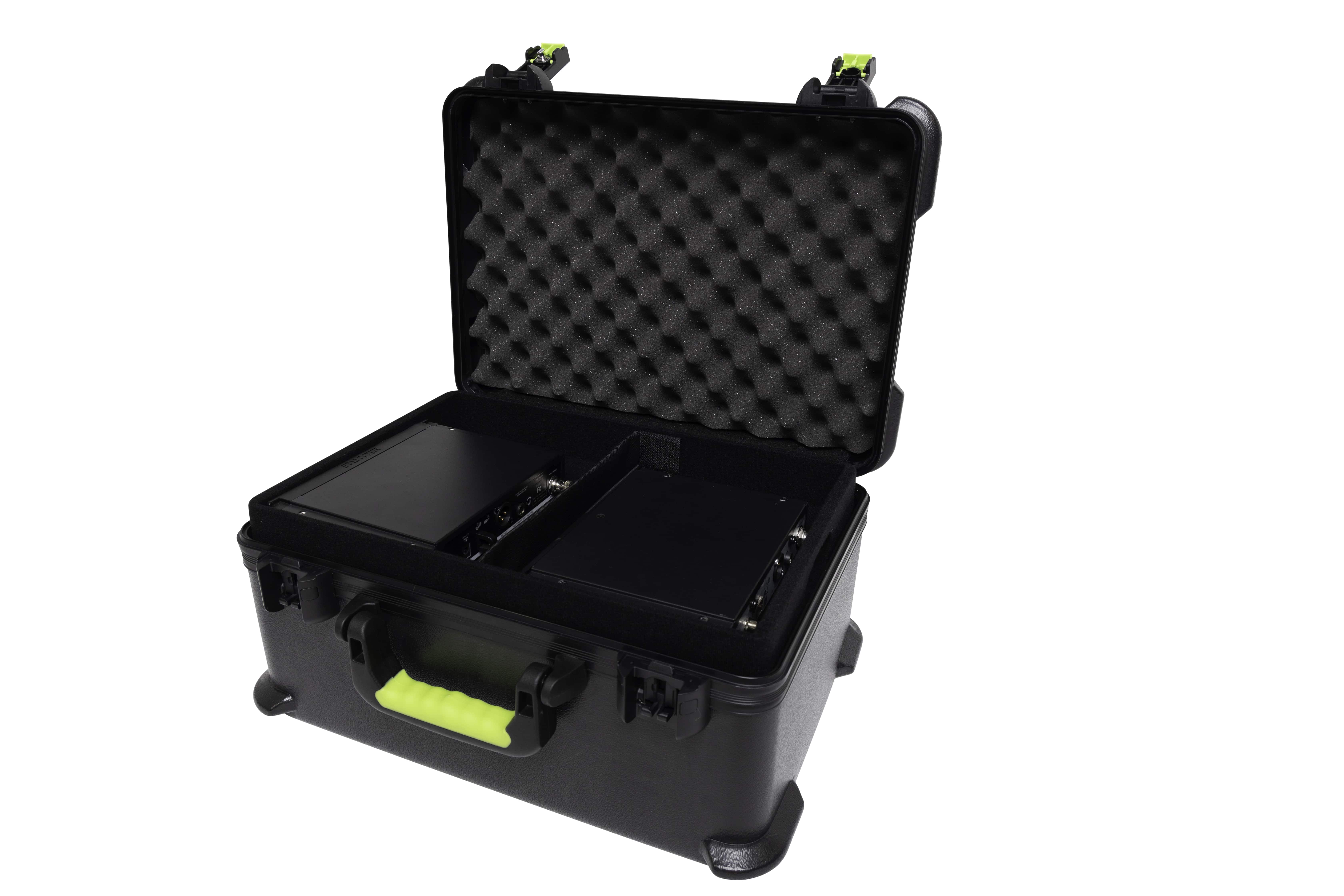 Gator Frameworks Mic Case W07 - Valise Pour 7 Micros Sans-fils - Valise Transport Micro - Variation 8