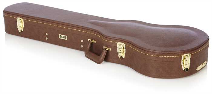 Gator Gw-lp-brown Les Paul Deluxe Wood Case - Etui Guitare Électrique - Variation 1