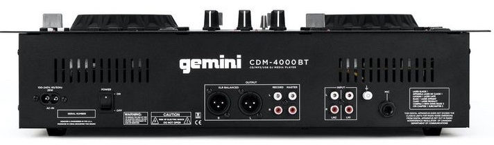 Gemini Cdm 4000bt - Platine Cd & Mp3 - Variation 2