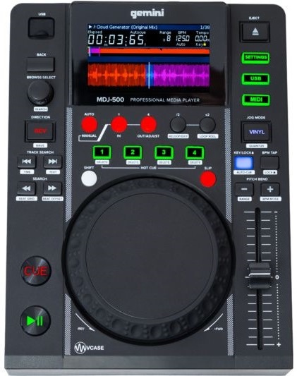 Gemini Mdj-500 - Platine Cd & Mp3 - Main picture