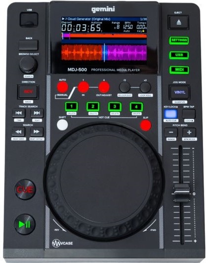 Gemini Mdj-500 - Platine Cd & Mp3 - Main picture