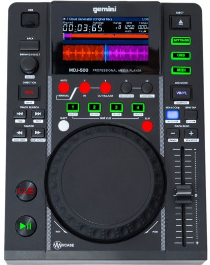 Gemini MDJ-500 Mp3 & cd turntable