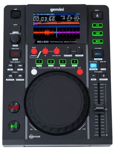 Gemini MDJ 600 Mp3 & cd turntable