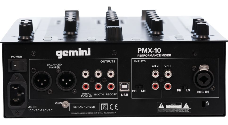 Gemini Pmx 10 - Table De Mixage Dj - Variation 2
